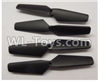 Wltoys Q616 Parts-12-01 Propellers,Main rotor blades(4pcs),Wltoys Q616 RC Quadcopter Drone Spare Parts Accessories,Wltoys Model Q616 Replacement Accessories