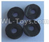 Wltoys Q616 Parts-29 Gasket-8x2x1.5mm(4 set)-Black ,Wltoys Q616 RC Quadcopter Drone Spare Parts Accessories,Wltoys Model Q616 Replacement Accessories
