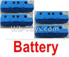 Wltoys Q626 Q626-B Parts-12-03 LI-Poli Battery(4pcs)-Blue,Wltoys Q626 Q626-B RC Quadcopter Drone Spare Parts Accessories,Wltoys Model Q626 Replacement Accessories