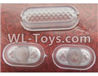 Wltoys Q626 Q626-B Parts-25 Front and rear lampshades,Wltoys Q626 Q626-B RC Quadcopter Drone Spare Parts Accessories,Wltoys Model Q626 Replacement Accessories