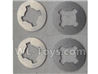 Wltoys Q636-B Parts-24 Gasket Kit(4pcs),Wltoys Q636-B RC Quadcopter Drone Spare Parts Accessories,Wltoys Wltech Q636 Q636-B Replacement Accessories