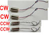 Wltoys-Q838-E Main motor Parts(4pcs-2X CW + 2X CCW)