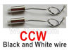 Wltoys-Q838-E Main motor with Black and White Wire(2pcs-CCW-Counterclockwise)-Q838-E-18