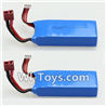 Wltoys V950 Spare-Parts-34-02 11.1V 1500MAH Battery(2PCS),Wltoys V950 RC Helicopter Spare Parts Brushless Wltoys V950 Parts Replacement Accessories