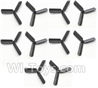 XK K124 Parts-09 Upgrade Three-blade Tail blade(10pcs) For XK K124 helicopter Spare parts,EC145 6CH Flybarless RC Helicopter parts