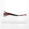 XK K124 Parts-20 Upgrade 1-to-5 Plug wire(Small White-to-White Plug) For XK K124 helicopter Spare parts,EC145 6CH Flybarless RC Helicopter parts