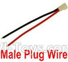 XK K124 Parts-24 Male Plug Wire for the Battery(1pcs) For XK K124 helicopter Spare parts,EC145 6CH Flybarless RC Helicopter parts
