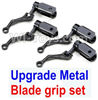 XK K124 Parts-33 Upgrade Metal blade grip set unit(Main grip set(3pcs) & link rod(3pcs) & Bearing(4pcs)) For XK K124 helicopter Spare parts,EC145 6CH Flybarless RC Helicopter parts