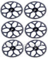 XK K124 Parts-40 Main gear(6pcs) For XK K124 helicopter Spare parts,EC145 6CH Flybarless RC Helicopter parts