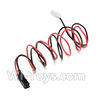 XK K124 Parts-43 Tail motor wire with plug For XK K124 helicopter Spare parts,EC145 6CH Flybarless RC Helicopter parts