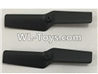 XK K130 Tail Rotor blades Parts(2pcs)-Black-K130.0018
