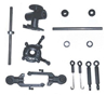 Wltoys XK K200 Parts Crash set.It includes the Rotor blade head,Main shaft,Fixed ring with Screws for the main shaft,Propellers clips,swash plate,Horizontal Axis group,Horizontal axis rubber ring group,Upper Link Rod and Lower Link Rod.