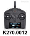 Wltoys K270 Parts K270.0012 Remote Control Set.WLtoys XK K270 Rescue RC Helicopter Accessories