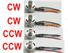 Wltoys XK X1 Brushless Motor(2X CW+ 2X CCW)-4pcs-X1-18