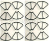 XK X130-T.0014-02 Spare Parts-Outer protect frame(16pcs),Wltoys XK X130-T RC Racing Drone Parts,X130-T RC Quadcopter Spare parts,X130T RC Drone parts