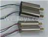 XK X260 Spare parts-15-02 Rotating Motor with red and Blue wire(2pcs) & Reversing-rotating Motor with Blue and white wire(2pcs),XK X260 RC Quadcopter Drone Spare Parts Replacement Accessories