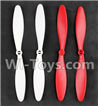 XK X380 Parts-04 Propellers,Main rotor blades(4pcs) Spare Parts Accessories for Wltoys XK X380 RC Drone,RC Quadcopter Aircraft