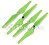 XK X380 Parts-09 Upgrade Propellers,Main rotor blades(Green)-(Total 2X CW,2X CCW)-Length-9.4 inches Spare Parts Accessories for Wltoys XK X380 RC Drone,RC Quadcopter Aircraft