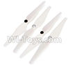 XK X380 Parts-10 Upgrade Propellers,Main rotor blades(White)-(Total 2X CW,2X CCW)-Length-9.4 inches Spare Parts Accessories for Wltoys XK X380 RC Drone,RC Quadcopter Aircraft