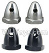XK X380 Parts-20 bullet screw nut(4pcs-2X Black,2X Silver) Spare Parts Accessories for Wltoys XK X380 RC Drone,RC Quadcopter Aircraft