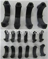XK X500 Spare Parts-005 Aluminum tube buckle unit(Total 16pcs),XK X500 RC Quadcopter Drone Spare Parts,XK X500-A Replacement Accessories Parts