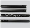 XK X500 Spare Parts-008-02 Front aluminum tube group(2pcs-25x0.8x161.5mm) & Rear aluminum tube group(2pcs-25x0.8x254.5mm),XK X500 RC Quadcopter Drone Spare Parts,XK X500-A Replacement Accessories Parts