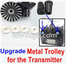 XK X500 Spare Parts-041-03 Upgrade Metal Trolley for the Transmitter-Black(Can be used for XK X251 K100 K110 K120 K123 K124 X350 X380 X500),XK X500 RC Quadcopter Drone Spare Parts,XK X500-A Replacement Accessories Parts