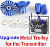 XK X500 Spare Parts-041-04 Upgrade Metal Trolley for the Transmitter-Blue(Can be used for XK X251 K100 K110 K120 K123 K124 X350 X380 X500),XK X500 RC Quadcopter Drone Spare Parts,XK X500-A Replacement Accessories Parts