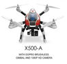 XK X500-A RC Quadcopter(include the cradle head And 1080P HD Motion camera)