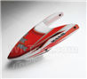 XK K110 K110S Parts-02 Head cover,Canopy(Red) For Wltoys XK K110 K110S Helicopter parts,6ch Brushless Helicopter spare Accessories