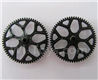 XK K110 K110S Parts-14 Main gear(2pcs) For Wltoys XK K110 K110S Helicopter parts,6ch Brushless Helicopter spare Accessories