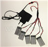 XK K110 K110S Parts-35 USB Charger wire & Upgrade 1-to-5 Conversion wire & USB-to-Socket Conversion plug((Not include the 5 battery) For Wltoys XK K110 K110S Helicopter parts,6ch Brushless Helicopter spare Accessories