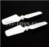XK K120 Parts-04 Tail blade(2pcs)-White For Wltoys XK X120 Helicopter parts,6ch Brushless Helicopter spare parts