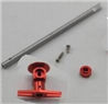 XK K120 Parts-28 Upgrade Metal Head of the propellers-Red & Main shaft For Wltoys XK X120 Helicopter parts,6ch Brushless Helicopter spare parts