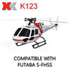XK K123 helicopter AS350 6CH Flybarless RC Helicopter For XK K123 helicopter Spare parts,AS350 6CH Flybarless RC Helicopter  parts
