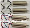 XinXun X31 RC Helicopter model XinXun-X31-F-22-Parts-03 rotating Motor with red and blue wire(2pcs) & Reversing-rotating Motor with black and white wire(2pcs)