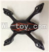 XinXun-X40-X40V parts-01 Upper and lower body cover-Black for XinXun X40 X40V RC Quadcopter UFO model