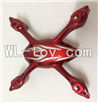 XinXun-X40-X40V parts-03 Upper and lower body cover-Red for XinXun X40 X40V RC Quadcopter UFO model