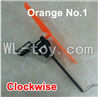 XinXun X42 X42V RC Quadcopter UFO parts-07 Whole let unit 1(orange-Clockwise)