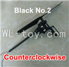 XinXun X42 X42V RC Quadcopter UFO parts-08 Whole let unit 2(black-Clockwise)