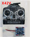 XinXun X42 X42V RC Quadcopter UFO parts-32 X42V Transmitter & Circuit board