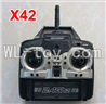 XinXun X42 X42V RC Quadcopter UFO parts-33 X42 Transmitter,Can only be used for X42