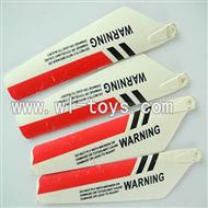Lansheng LS-222 ls222 RC helicopter parts Main blades(4pcs-2A+2B)-Red - My Shop - The Best Shop System