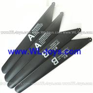 BR6508 RC Helicopter Parts-02 Main blades(4pcs-2A+2B)