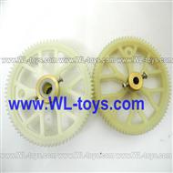BR6508-Parts-08 Upper main gear with hollow pipe & Lower main gear with Copper sleeve