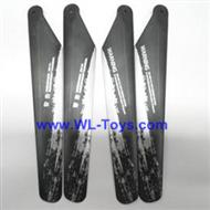 LianSheng LS-208 LS208 RC Helicopter parts, Main Blades, 4PCS/LOT,-18