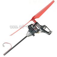 WL-V222-09 Legs-Red(Carbon rod & Stand frame for motor & Motor & Main blade) Wltoys V222 Quadcopter parts wl toys 222 parts