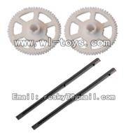 V955-parts-11 Main rotor gears(2pcs) & Carbon fiber main shaft for the gear(2pcs) wholesale Wltoys V955 model WL toys 955 rc helicopter parts V955-parts-11 Main rotor gears(2pcs) & Carbon fiber main shaft for the gear(2pcs) wholesale Wltoys V955 model WL toys 955 rc helicopter parts