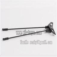 WL V944-parts-19 Support pipe with fixtres(2pcs) & Horizontal wing wholesale Wltoys V944 model WL toys 944 rc helicopter parts V944 parts list