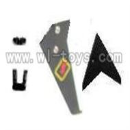 WL V388 helicopter parts-03-Tail decoration Wltoys WL V388 model WL toys V388 rc helicopter 388 parts list